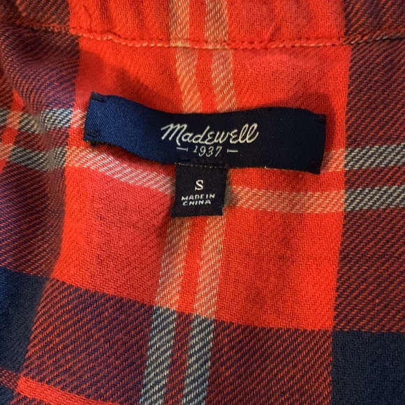 Madewell Plaid Flannel - Picture 9 of 9